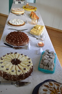 Foto vom leckeren Kuchenbuffett